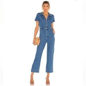 Show Me Your Mumu - Emery Jumpsuit in French Blue
